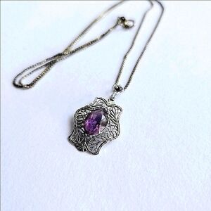 Vintage Italian Sterling Silver Necklace